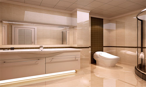 辦公室衛生間馬桶效果圖