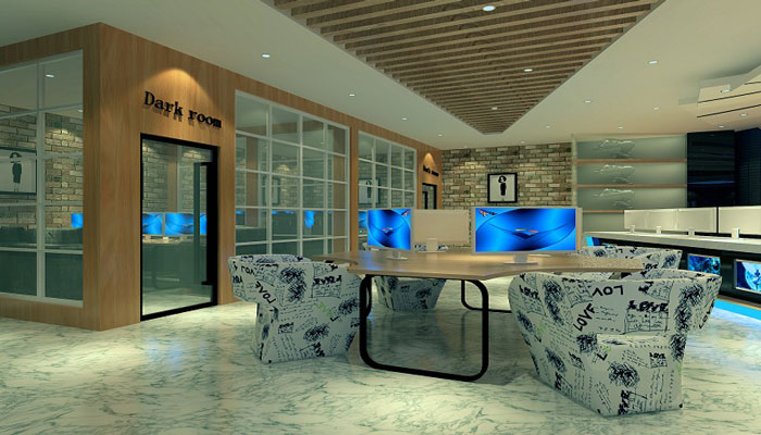 杭州網咖裝修設計案例