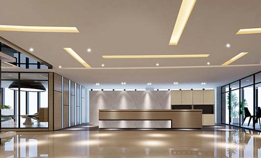 辦公室前臺裝修設(shè)計(jì)效果圖