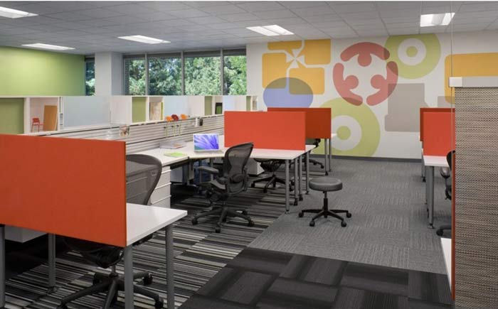 公共辦公區(qū)色彩設計