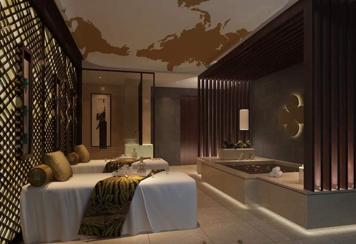養(yǎng)生會所按摩房裝修設計案例效果圖
