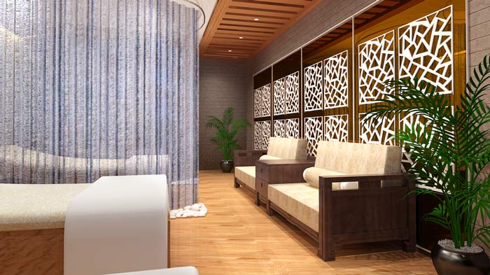 時尚養(yǎng)生館裝修設計案例