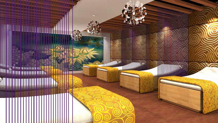 自然氛圍養(yǎng)生會所裝修設計案例