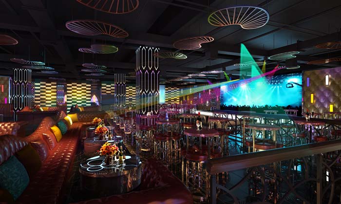 杭州酒吧大廳裝修設計案例效果圖