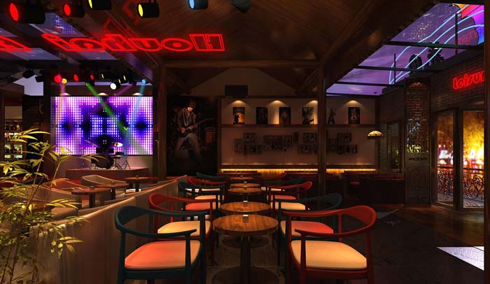 情侶、商務(wù)、聚餐、休閑酒吧前臺裝修設(shè)計案例效果圖