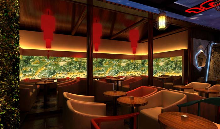 情侶、商務(wù)、聚餐、休閑酒吧餐桌區(qū)域裝修設(shè)計案例效果圖