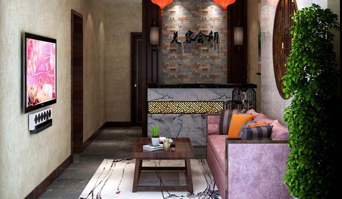 小型美容院裝修設計案例