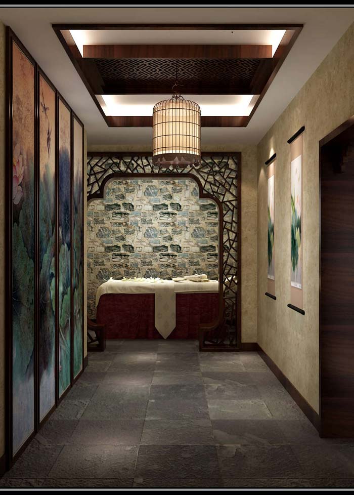 小型美容院過(guò)道裝修設(shè)計(jì)案例效果圖