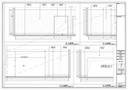 商場深化設計施工圖一層立面圖02-04