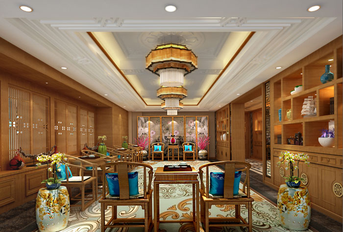 私人收藏會所接待室裝修設(shè)計(jì)案例效果圖