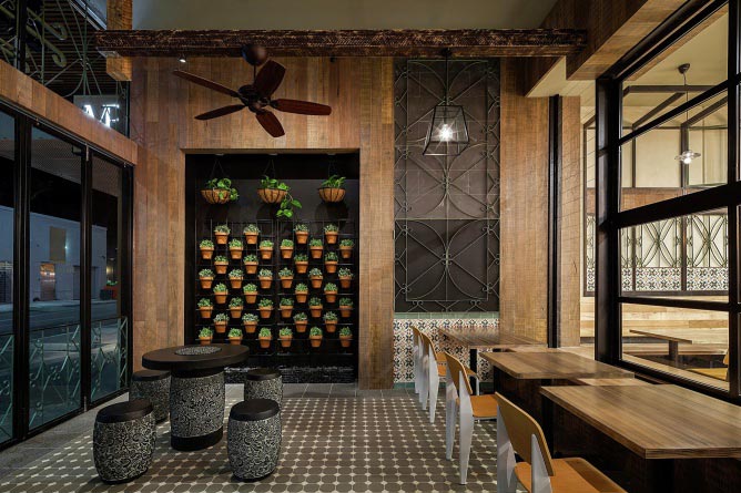 歷史、文化傳統(tǒng)氛圍下1200平方餐廳休息區(qū)域設(shè)計方案效果圖