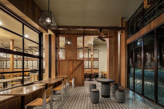 歷史、文化傳統(tǒng)氛圍下1200平方餐廳過道設(shè)計方案效果圖