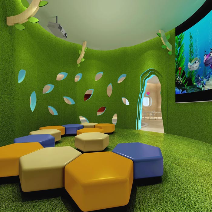 早教繪本館家長創(chuàng)意區(qū)裝修設(shè)計(jì)案例效果圖