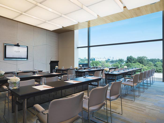 多功能會議室裝修設計實景圖