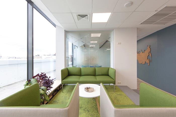 網絡游戲開發商接待區域辦公室裝修設計案例