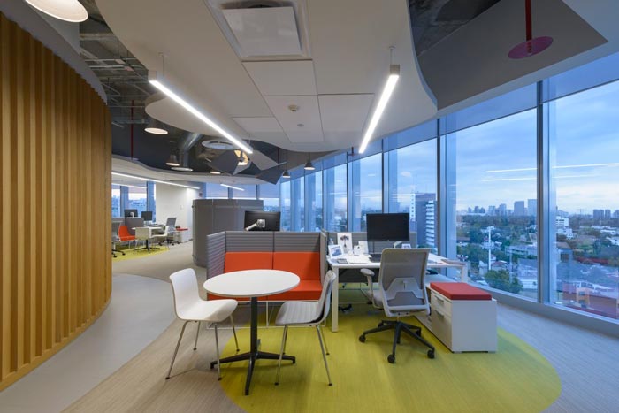 香料公司辦公室辦公區域裝修設計案例效果圖