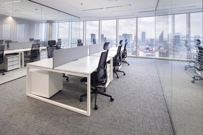 金融公司辦公室辦公區域裝修設計案例效果圖