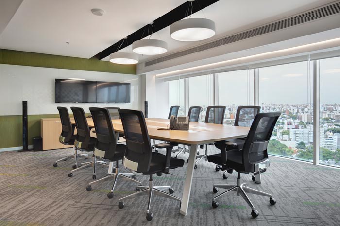 醫藥公司辦公室會議室裝修設計案例效果圖