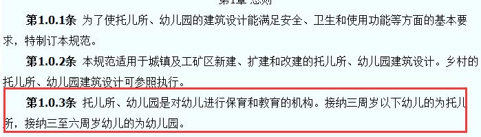 托兒所、幼兒園建筑設計規范截圖