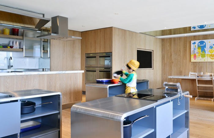 兒童教育培訓機構廚房裝修設計案例效果圖