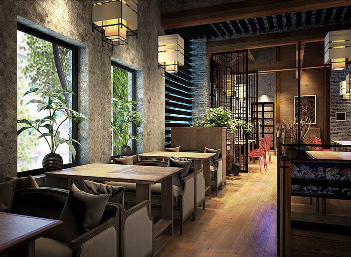 主題餐廳裝修設計效果圖