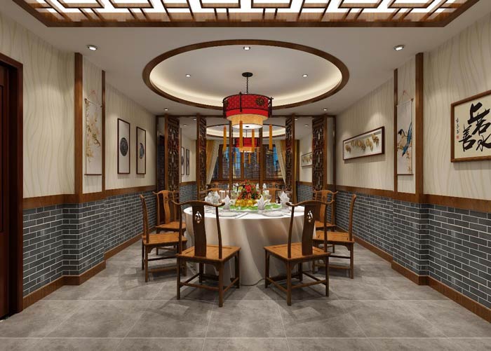 農家私房菜外包廂裝修設計效果圖