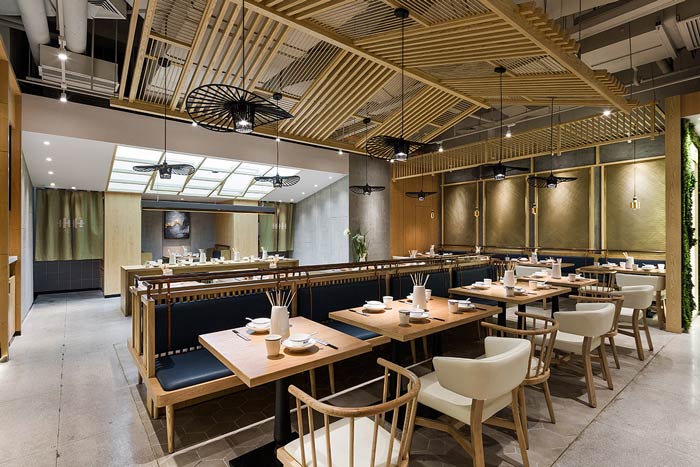 串串香小吃店吊頂裝修設計效果圖