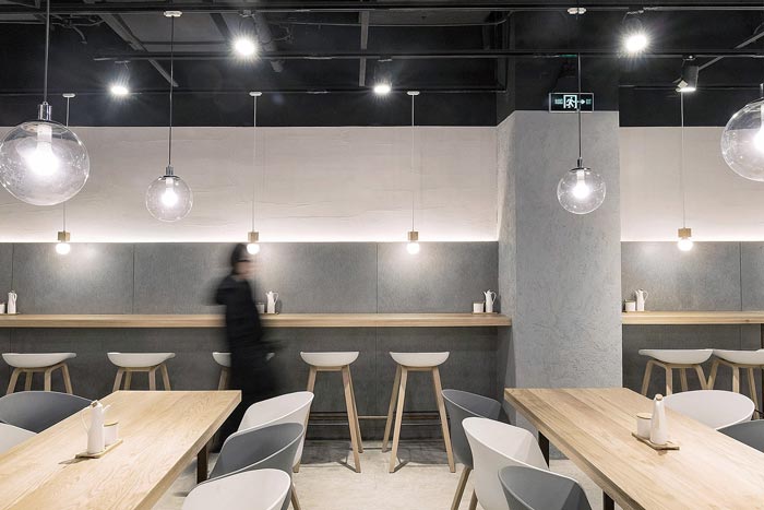 牛蛙面館空間裝修設計效果圖