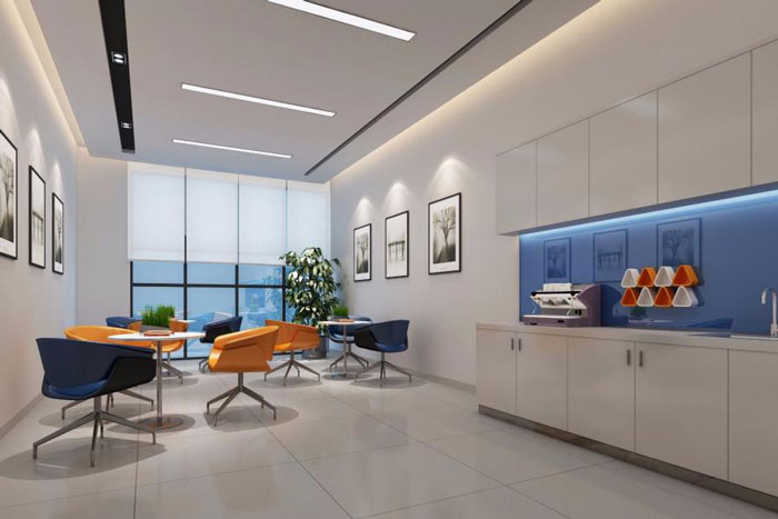 杭州濱江辦公室茶水間裝修設計效果圖