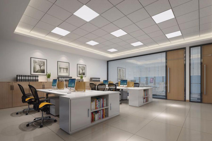 杭州濱江辦公室財務室裝修設計效果圖