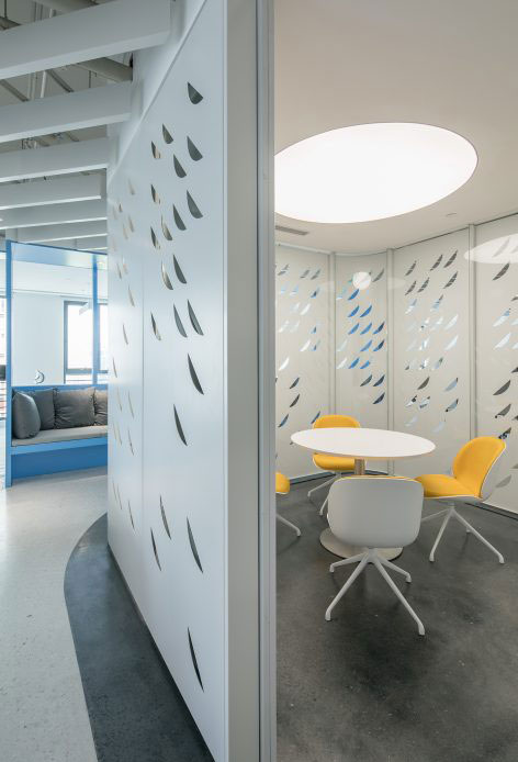 企業總部辦公室會面空間效果圖