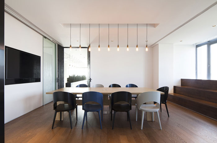 創意辦公室小型會議室裝修設計效果圖