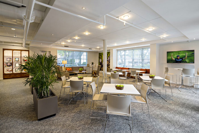 食品貿易公司辦公室休息區裝修設計實景圖