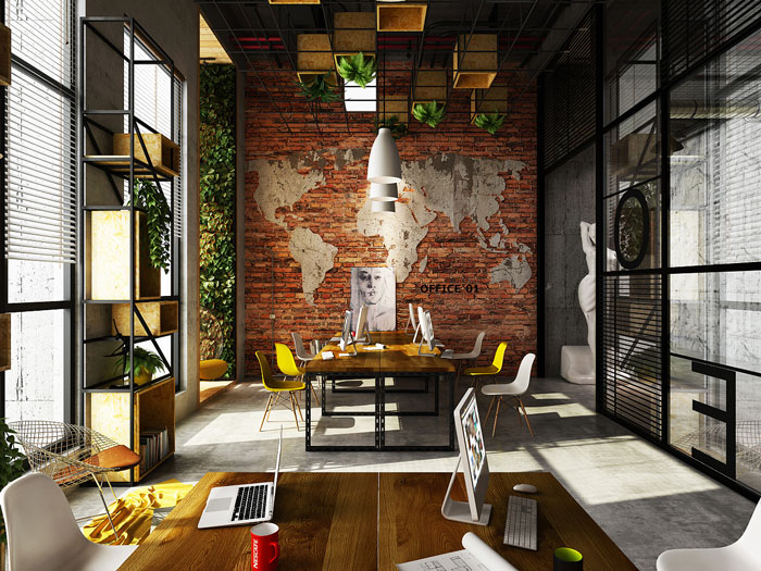 聯合辦公辦公區效果圖