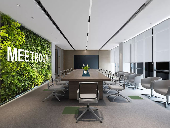 保險(xiǎn)公司辦公室會議室裝修設(shè)計(jì)效果圖