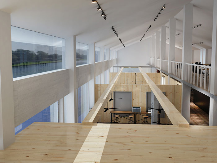 loft風(fēng)格辦公室裝修設(shè)計俯視圖