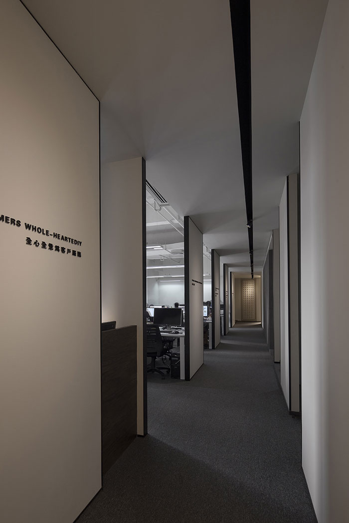 新中式辦公室辦公區裝修設計效果圖