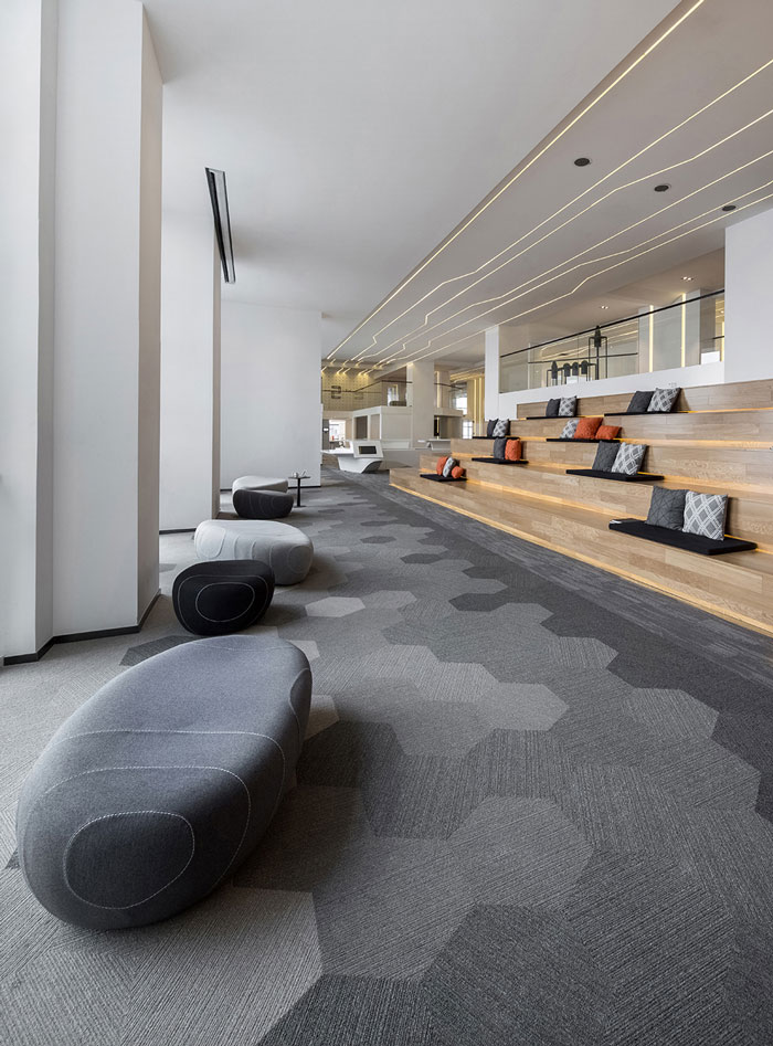 智慧辦公室接待、休息區(qū)裝修設計效果圖