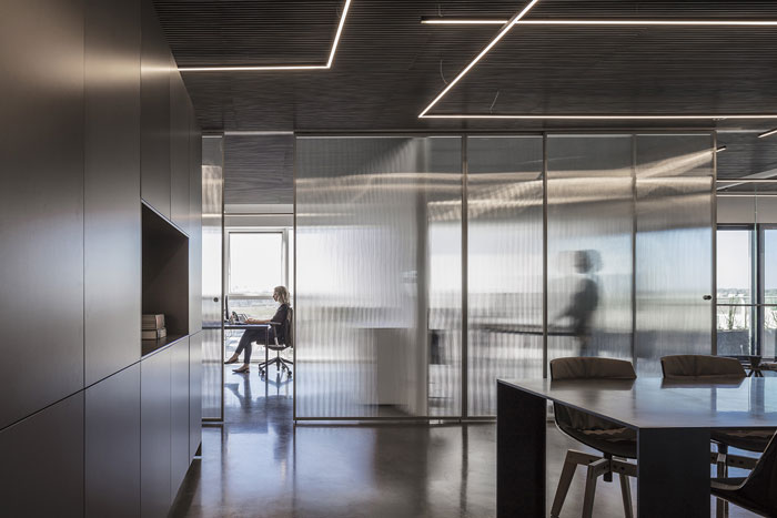 食品進出口公司辦公室辦公區裝修設計效果圖