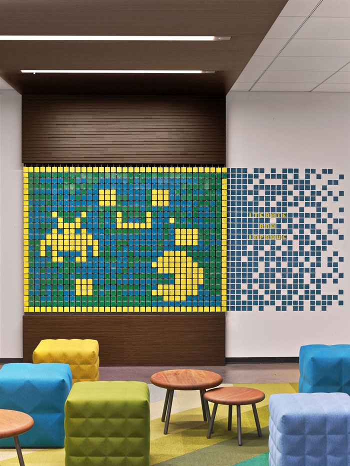 網絡公司辦公室洽談區裝修設計效果圖