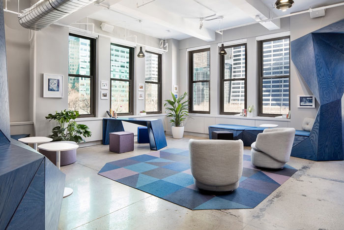 音樂制作公司辦公室接待區裝修設計效果圖