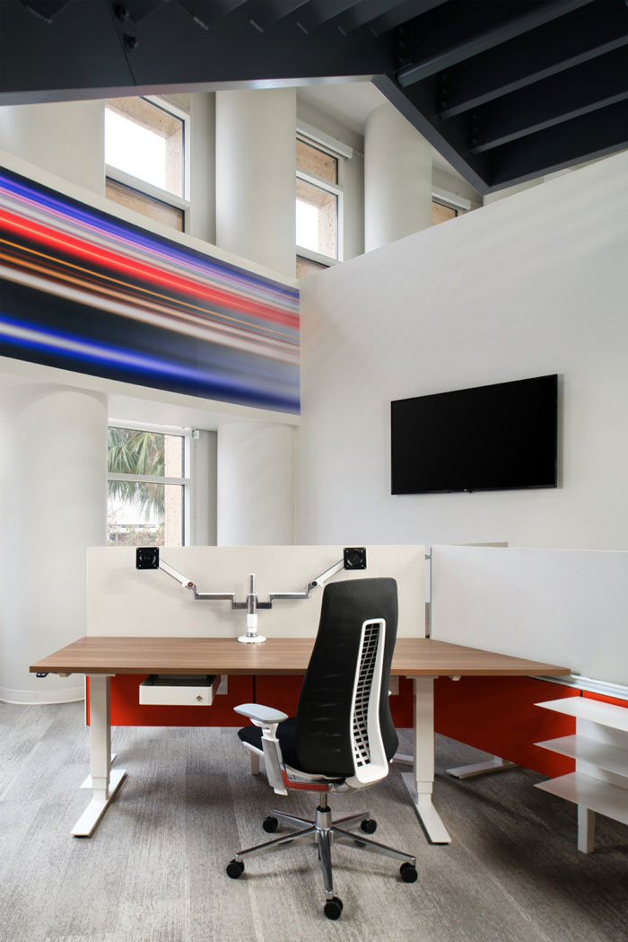 營銷策劃公司辦公室辦公區細節裝修設計效果圖