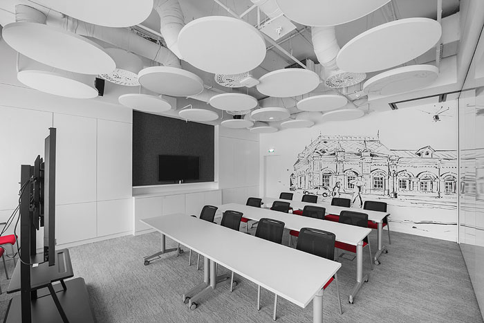 通信公司辦公室培訓室裝修設計效果圖