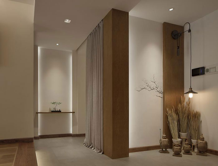 杭州留下辦公室玄關裝修設計效果圖