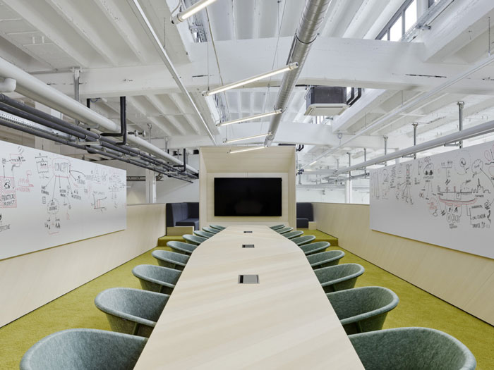 廠區辦公室會議室裝修設計效果圖