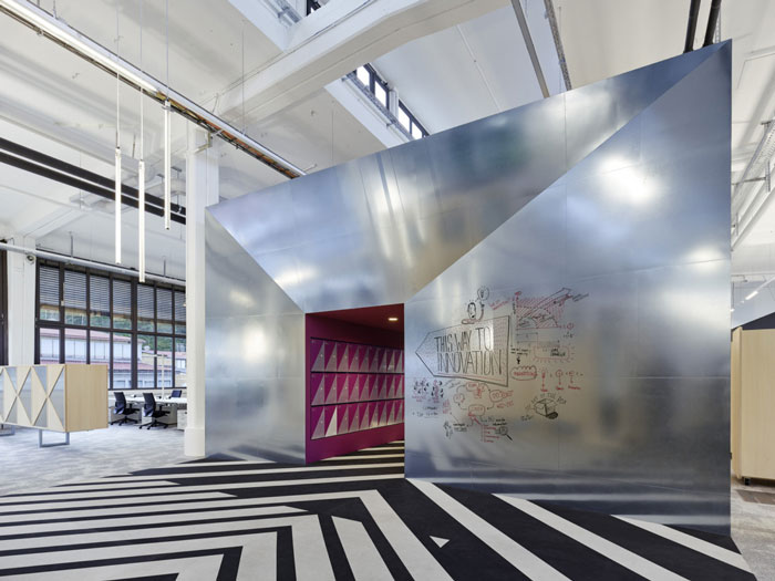 廠區辦公室通道裝修設計效果圖