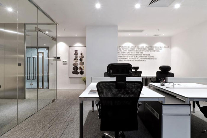 杭州彭埠辦公室辦公區裝修設計效果圖