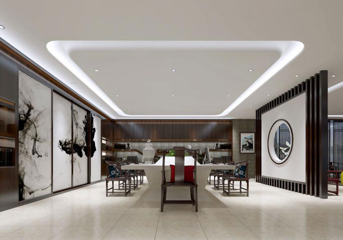 杭州余杭辦公室會議區裝修設計效果圖