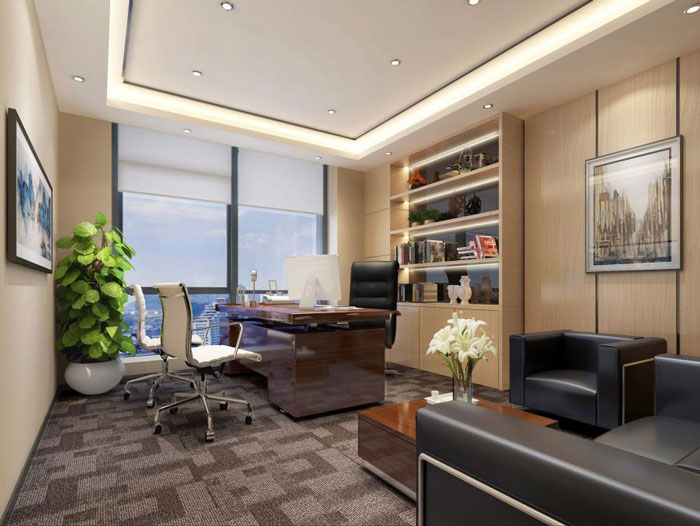 杭州良渚主管辦公室裝修設計效果圖