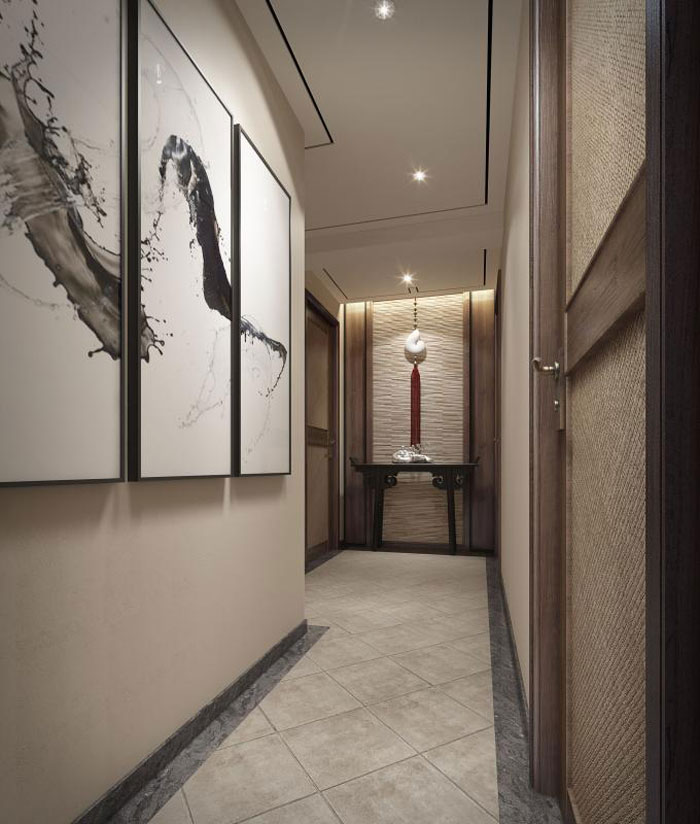 杭州蕭山辦公室過道裝修設計效果圖